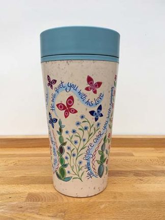Hannah Dunnett reusable mug back view