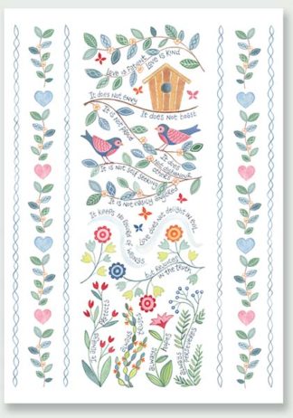 Hannah Dunnett Love is Patient greetings card