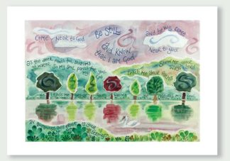 Hannah Dunnett Be Still greetings card and poster image