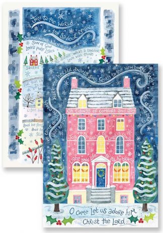 Hannah Dunnett Comfort and Joy and Light and Life Christmas card pack