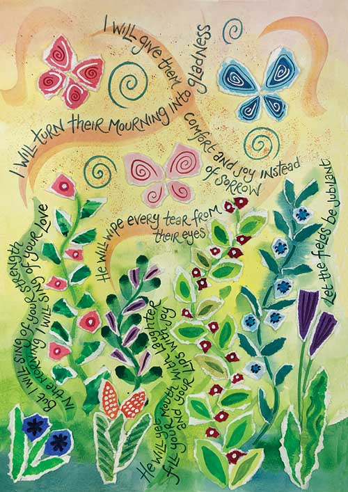 Hannah Dunnett I will sing of Your love Notecard