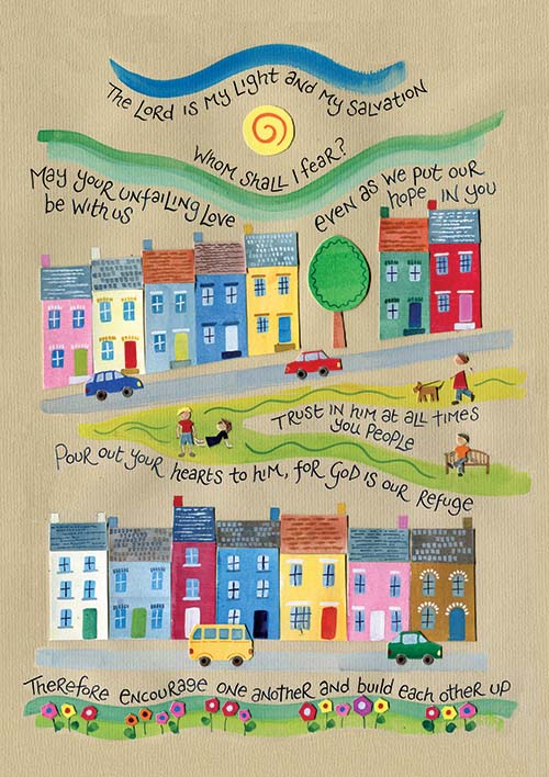 Hannah Dunnett Trust in Him Notecard