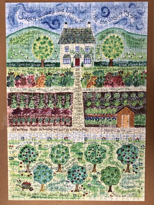 Hannah Dunnett Goodness and Love Finished Jigsaw