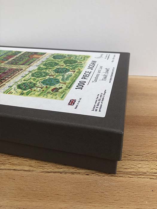 Hannah Dunnett Goodness and Love Jigsaw box corner image