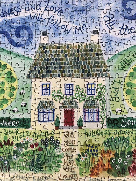 Hannah Dunnett Goodness and Love close up Jigsaw image