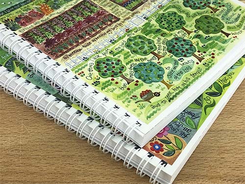 Hannah Dunnett Goodness and Love notebook ultra closeup image