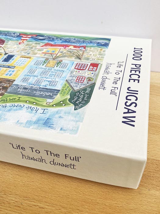 Hannah Dunnett Life To The Full Jigsaw close up box image