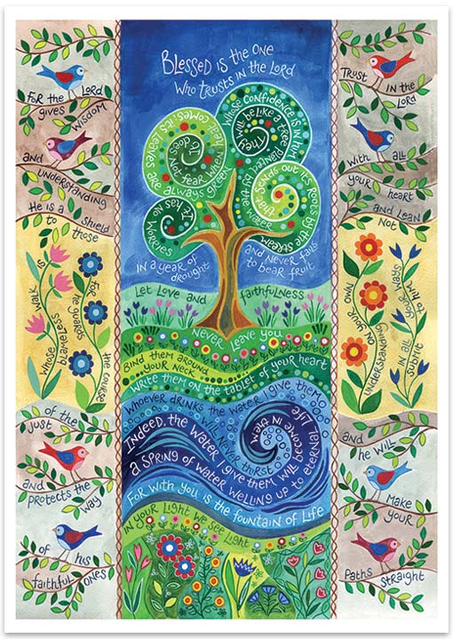 Hannah Dunnett Living Water Greetings card