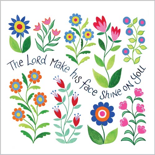 Hannah Dunnett Shine on You Square Notecard