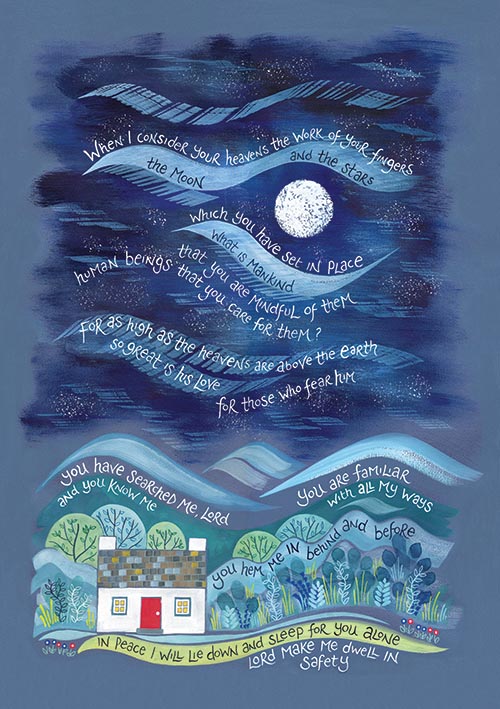 Hannah Dunnett So Great is His Love Greetings card and poster