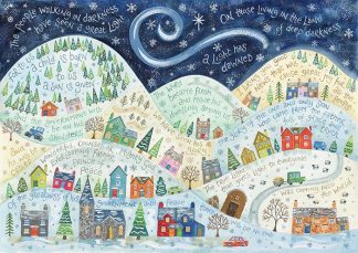 Hannah Dunnett A Light Has Dawned Christmas Card