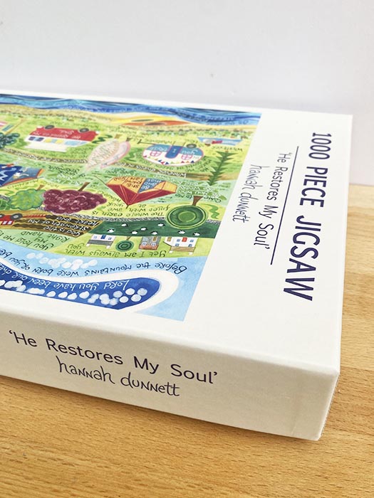 Hannah Dunnett He Restores My Soul Jigsaw close up box image