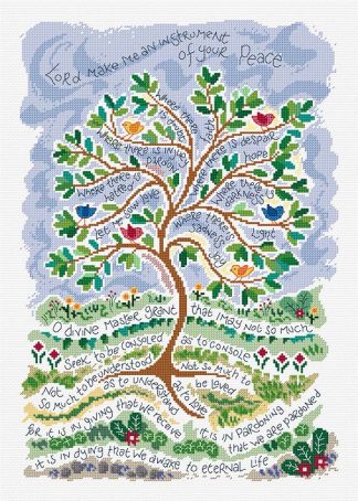 Hannah Dunnett An Instrument of Your Peace Cross Stitch Kit