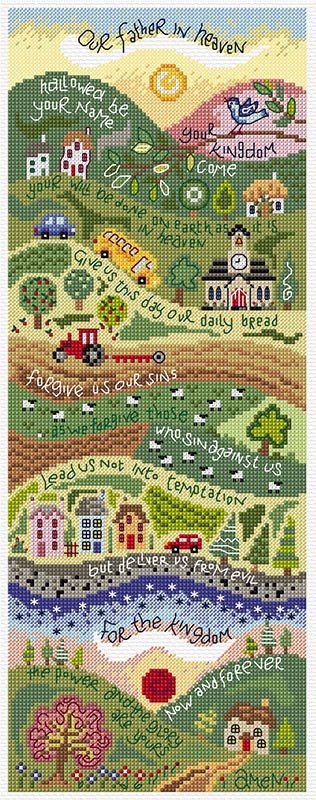 Hannah Dunnett The Lords Prayer Cross Stitch Kit