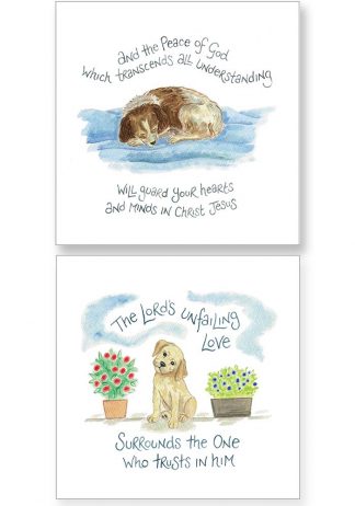 Hannah Dunnett Peace of God and Unfailing Love Notecards