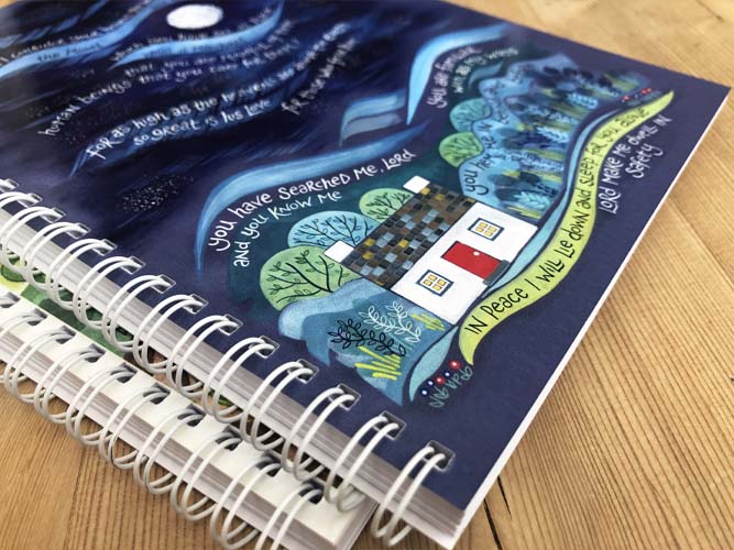 Hannah Dunnett So Great is His Love notebook ultra closeup image