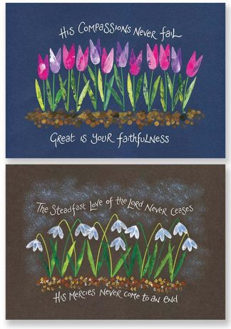 Hannah Dunnett Great is Your Faithfulness and Steadfast Love Notecards