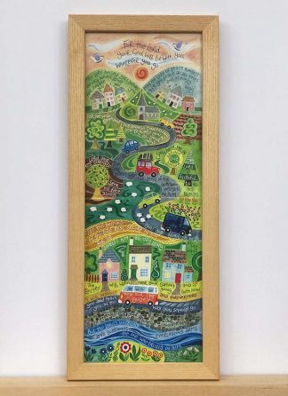 Hannah Dunnett He is With You Slimline Print framed