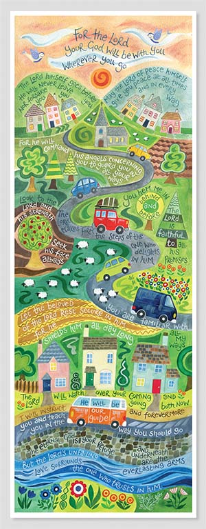 Hannah Dunnett He is With You Slimline Print unframed