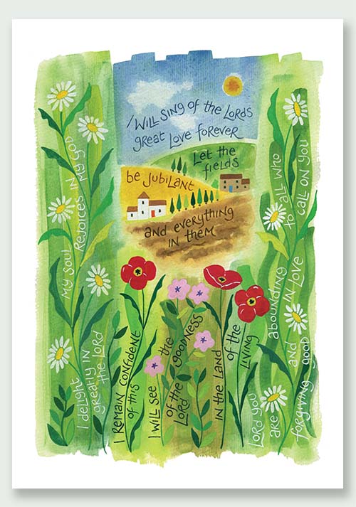 Hannah Dunnett Abounding in Love Notecard