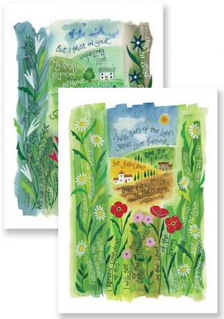 Hannah Dunnett Abounding in Love and Your Unfailing Love Notecards