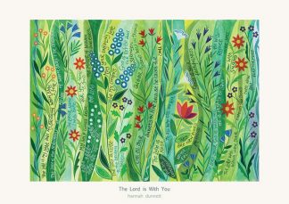 Hannah Dunnett The Lord is with You Greetings Card and Poster