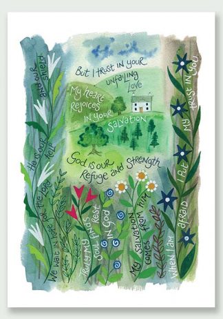 Hannah Dunnett Your Unfailing Love Greetings Card