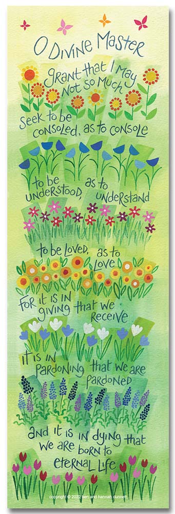 Hannah Dunnett An Instrument of Your Peace bookmark back image