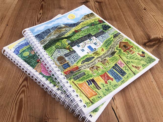 Hannah Dunnett I will give you rest notebook straight closeup image