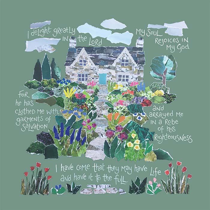 Hannah Dunnett Delight in The Lord Greetings card and poster