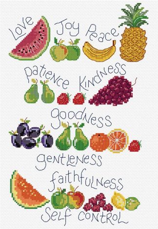 Hannah Dunnett Fruits of The Spirit Cross Stitch Kit