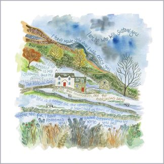 Hannah Dunnett I Will Carry You Greetings card and poster