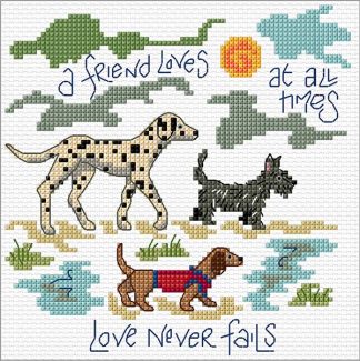 Hannah Dunnett Love Never Fails Cross Stitch Kit