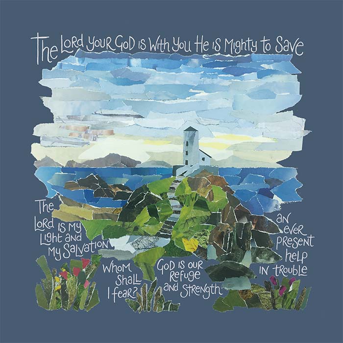 Hannah Dunnett My Light and My Salvation Greetings card and poster