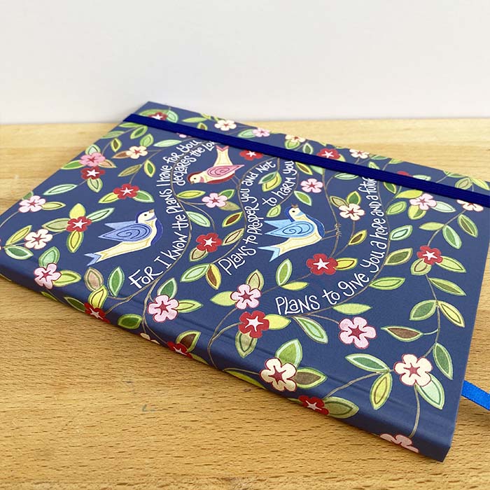 Hannah Dunnett Hope and a Future hardback journal on desk image