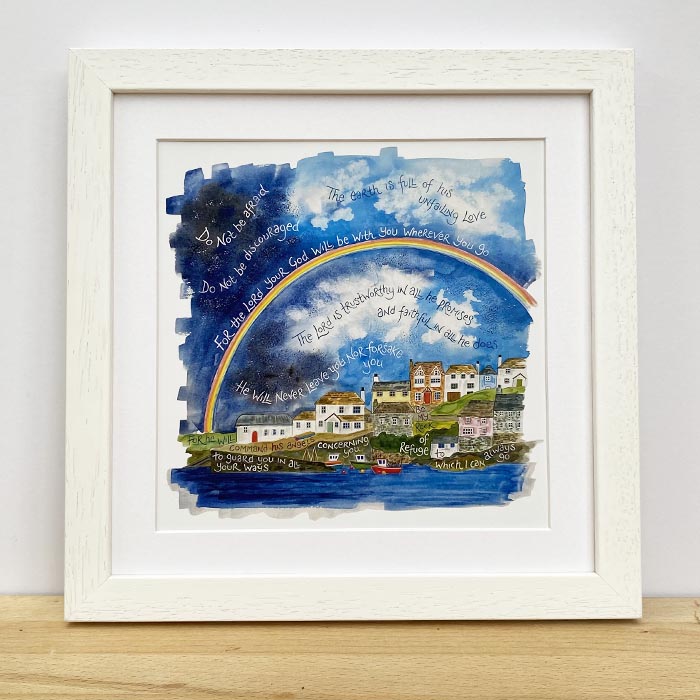 Hannah Dunnett He is Faithful framed print