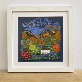 Hannah Dunnett I am with you framed print