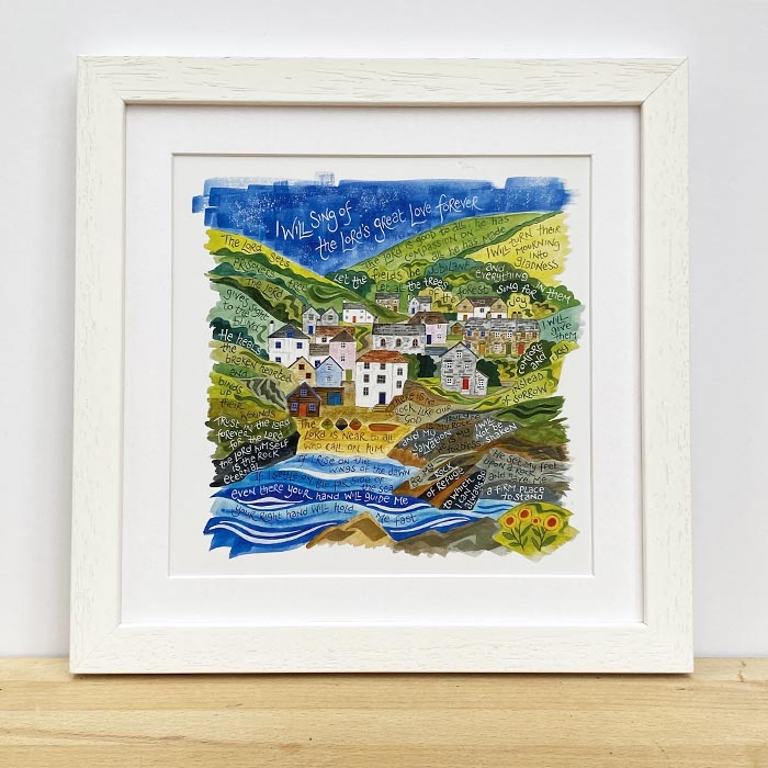 Hannah Dunnett The Lords Great Love framed print