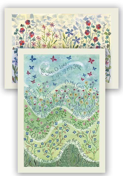 Hannah Dunnett In You I Trust and Crown of Beauty notecards