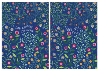Hannah Dunnett Love is Patient and Love Never Fails Notecards image