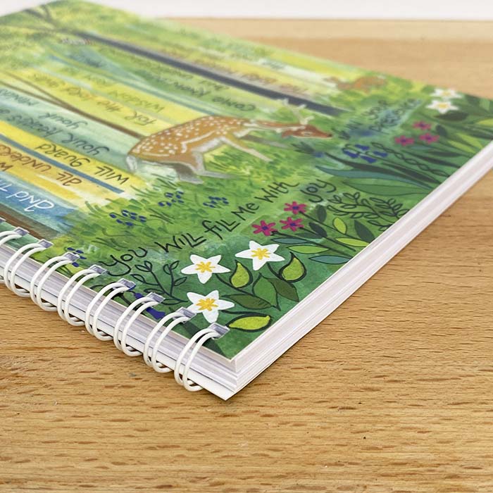 Hannah Dunnett Peace of God notebook updated design close up