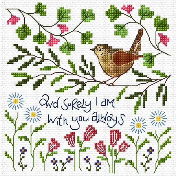 Hannah Dunnett Surely I am with You Cross Stitch Kit product image