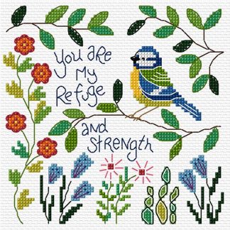 Hannah Dunnett You are my refuge and strength Cross Stitch Kit