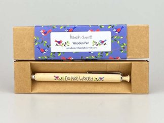 Hannah Dunnett Do Not Worry wooden pen image