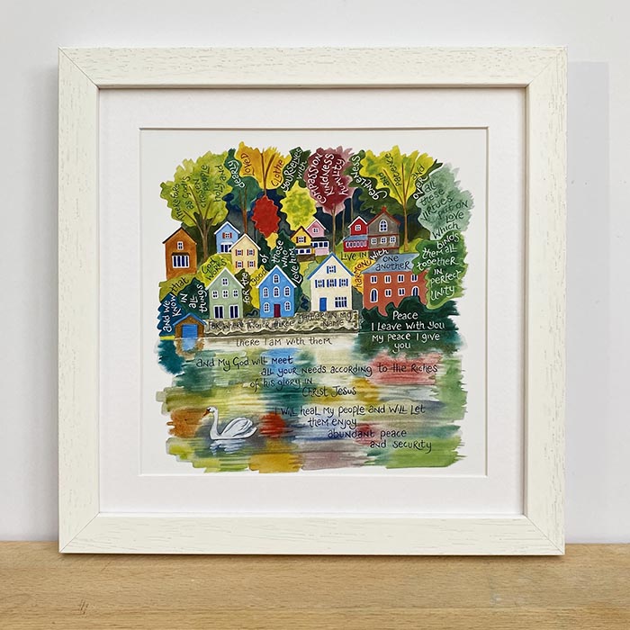 Hannah Dunnett My Peace I Give You framed print