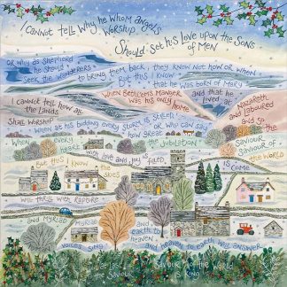 Hannah Dunnett Saviour of the World square Christmas Card