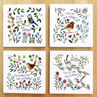 Hannah Dunnett Garden Birds designs coasters updated image