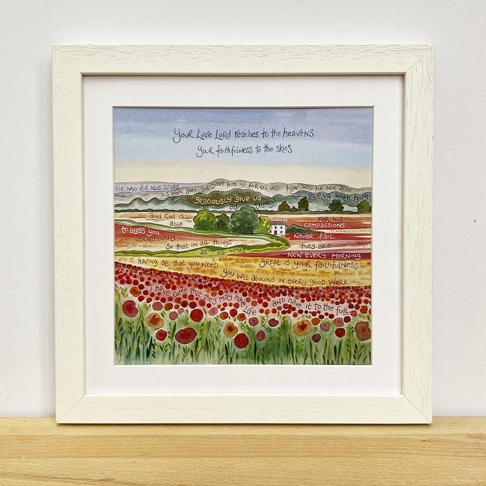 Hannah Dunnett Abundant Blessings framed print