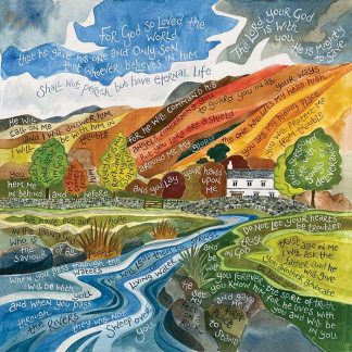 Hannah Dunnett For God So Loved square card and poster