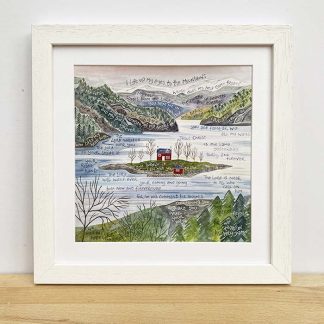 Hannah Dunnett My Help Comes from the Lord framed print